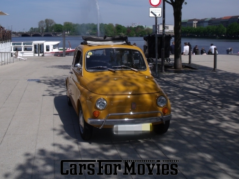 CarsForMovies | Fiat 500 1971 Italien Gelb Schwarz Zivilfahrzeug Kleinwagen Hamburg 4136 Oldtimer